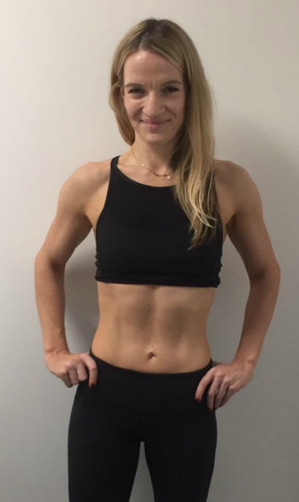 Clare's body transformation at Roar Fitness London