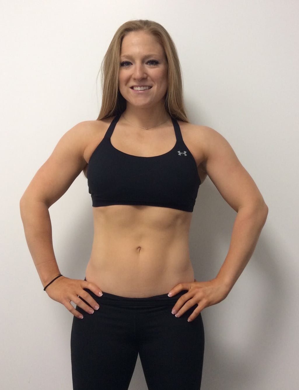 Female body transformation after photo at Roar Fitness London