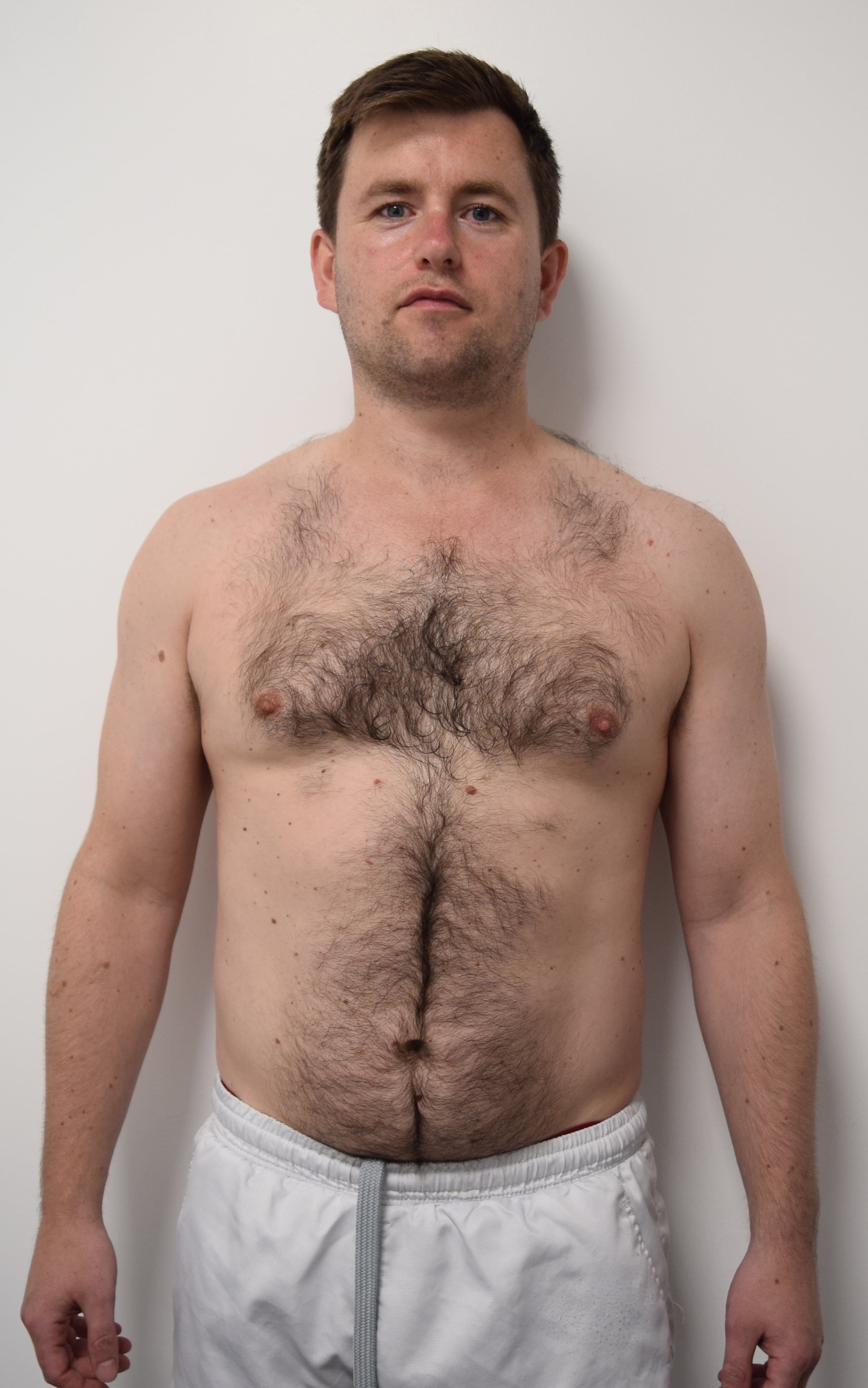 Male body transformation after photo at Roar Fitness London