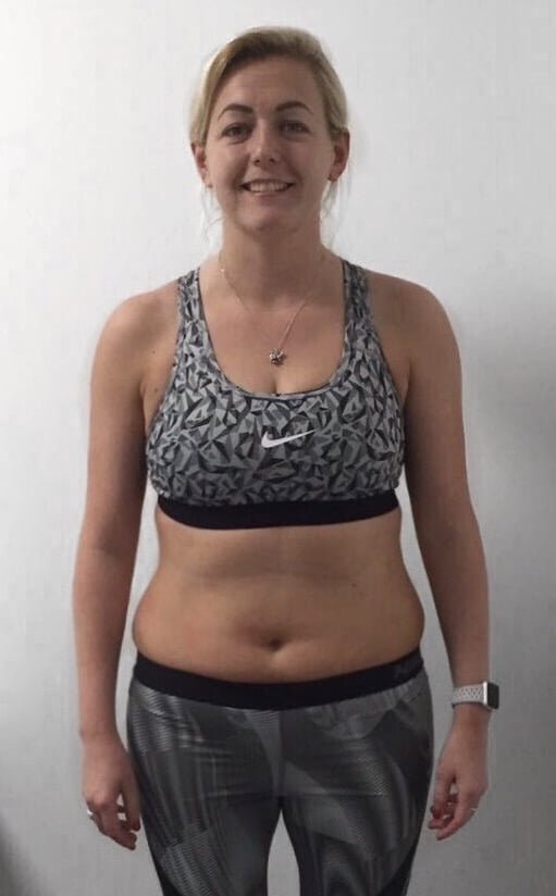 Female transformation after photo at Roar Fitness London