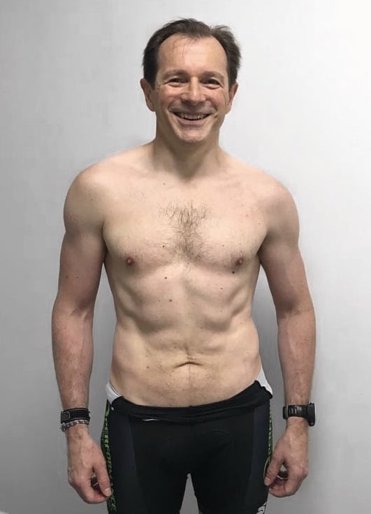 Male body transformation after photo with muscle gains at Roar Fitness