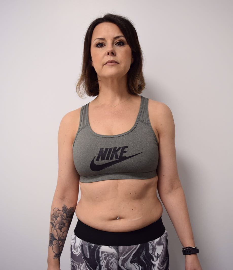 Female body transformation after photo Roar Fitness personal training