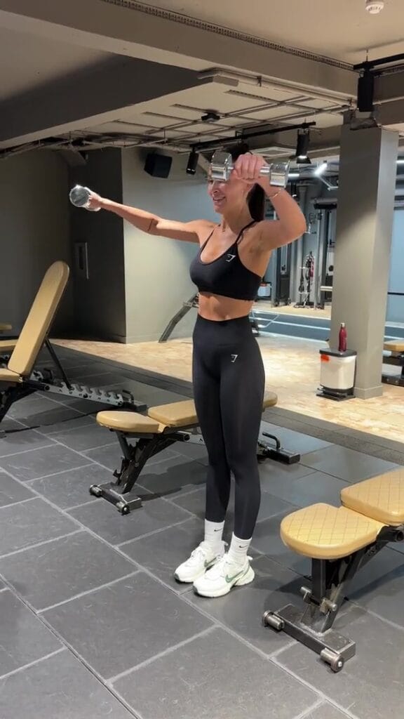 Female body transformation at Roar Fitness Dubai elite personal training