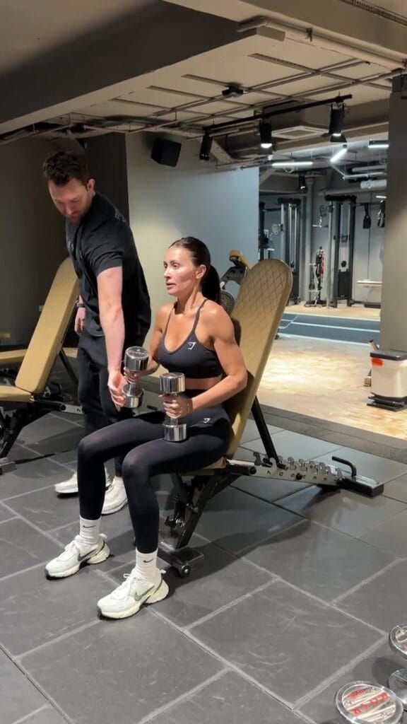 Female body transformation result at Roar Fitness Dubai training studio