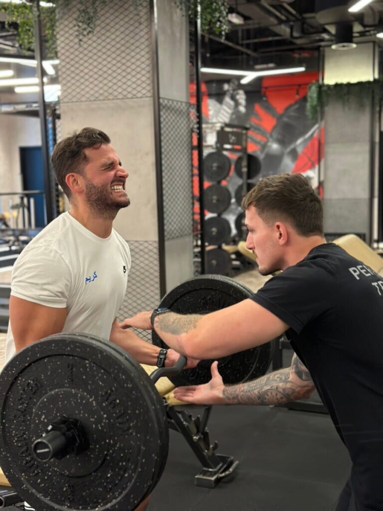 Personal training session at Roar Fitness Dubai