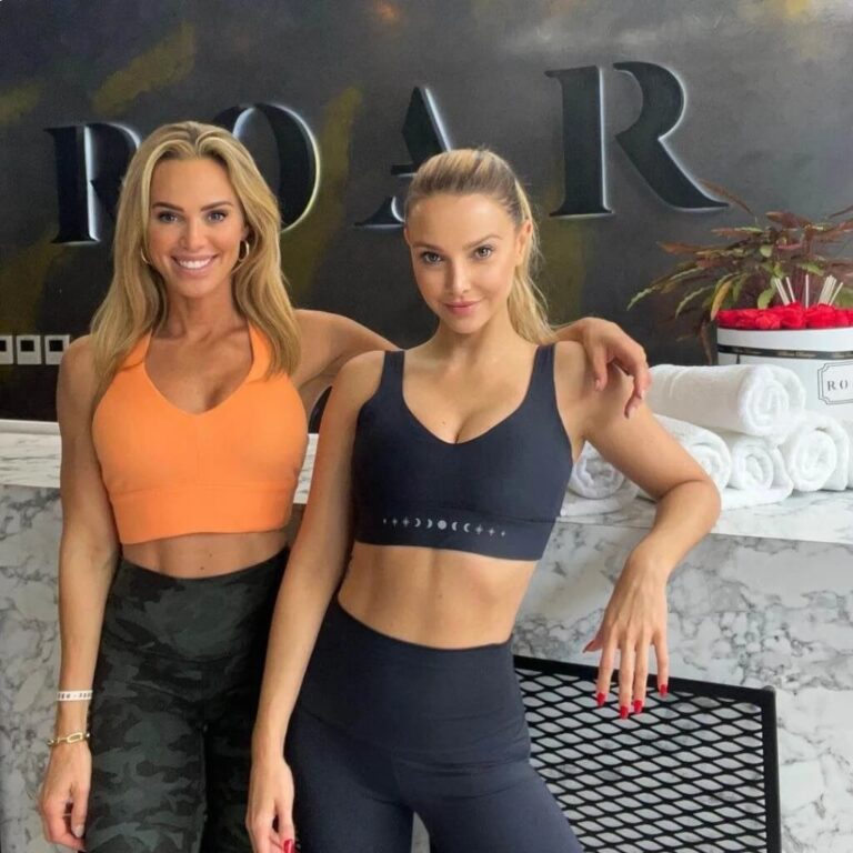 Sarah Lindsay and Sophie Herman at ROAR Fitness Kensington
